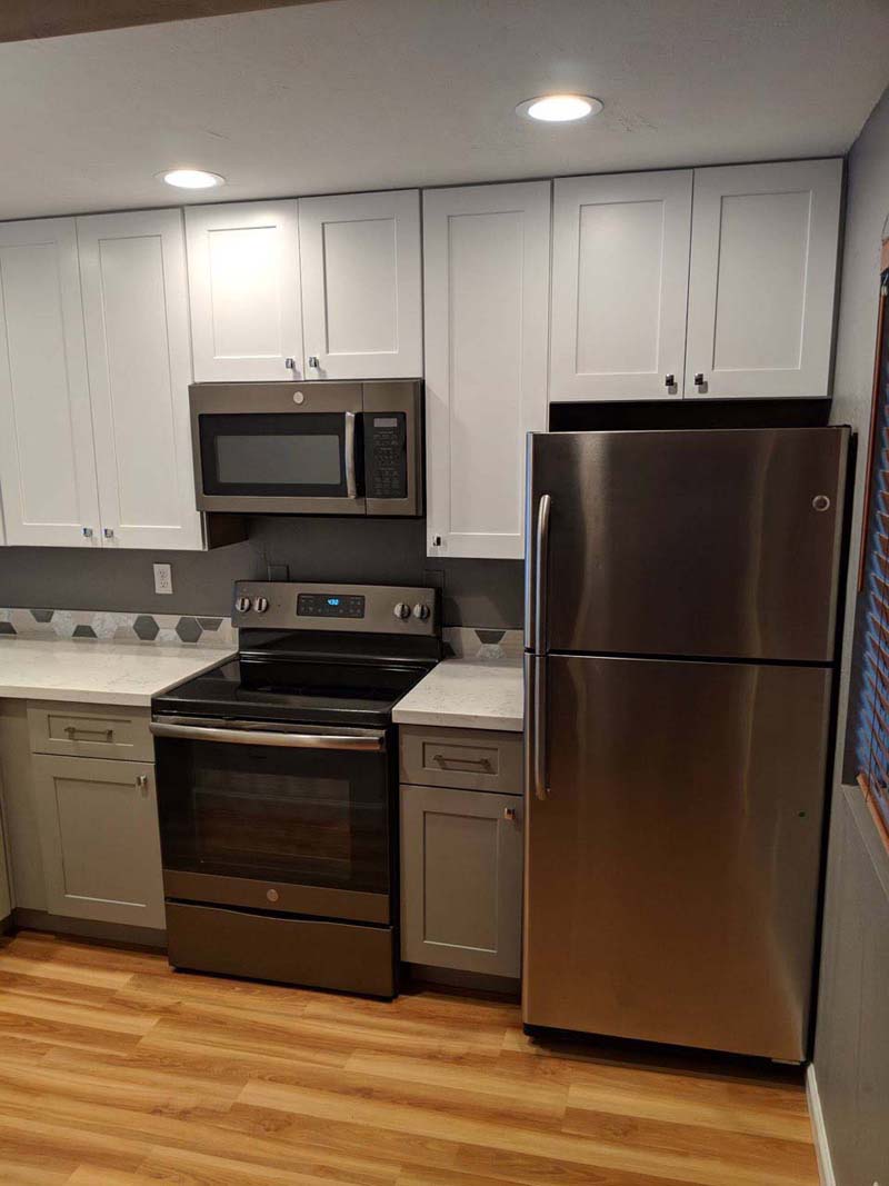 Completed kitchen renovation
