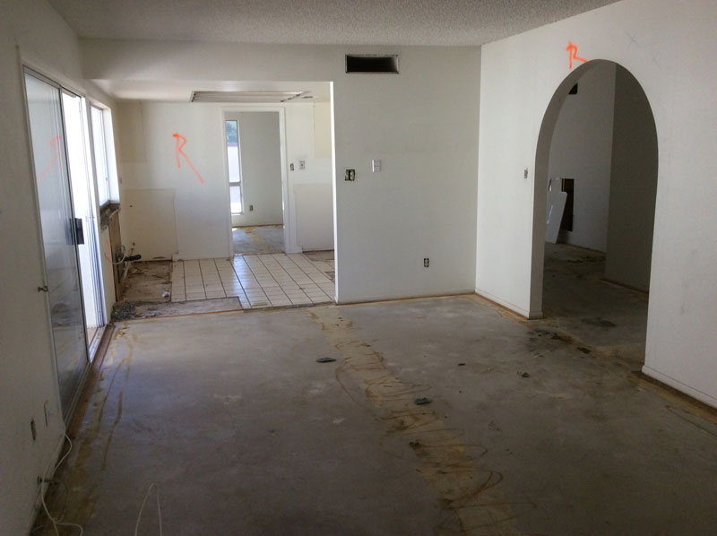 Wall removal and relocation Wall removal and relocation