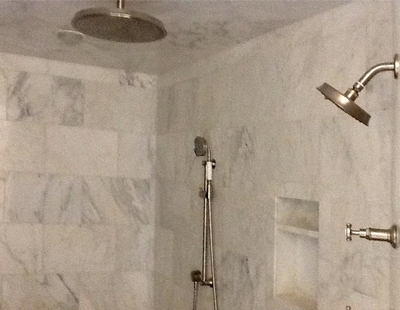 Marble Shower Remodel